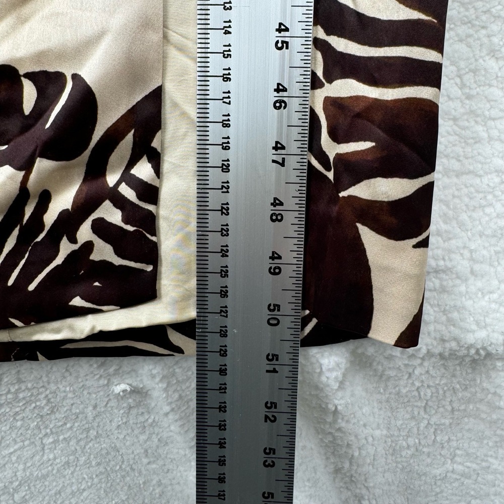 Nicholas The Label Axelie Strapless Tube Gown Dark Chocolate Segovia Print Sz 2 - Picture 5 of 13